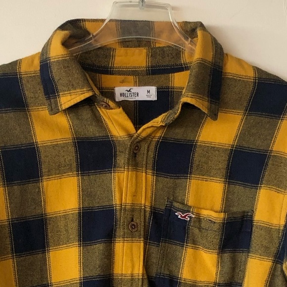 Hollister plaid button down shirt sz medium - Picture 5 of 5